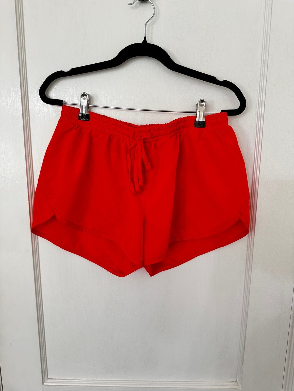 Old Navy Orange Running Shorts with Built in Underwear